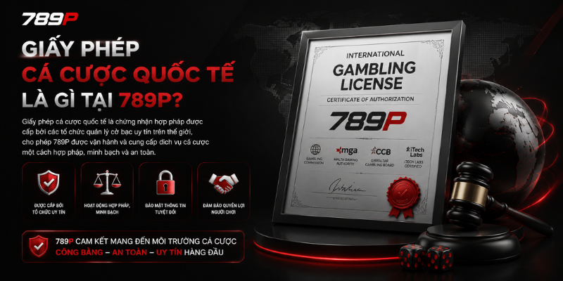 Giấy Phép Cá Cược Quốc Tế 789P- Người Chơi Cần Hiểu Gì? Giấy phép cá cược quốc tế là gì tại 789P?