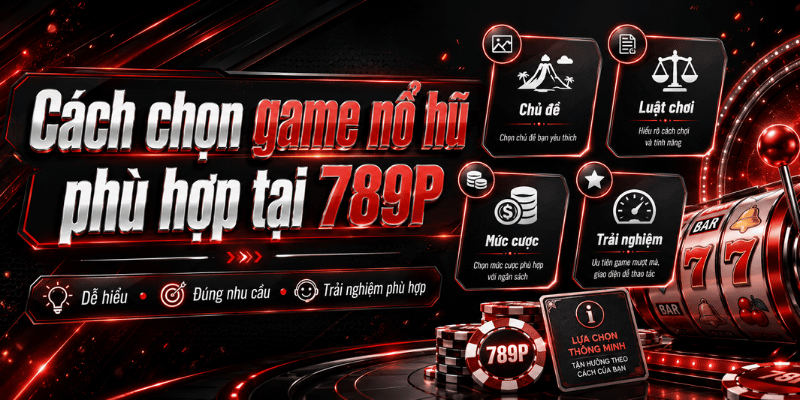 Khi chọn game nổ hũ, nên xem giao diện, mức cược, bảng trả thưởng, bonus và giới hạn ngân sách.