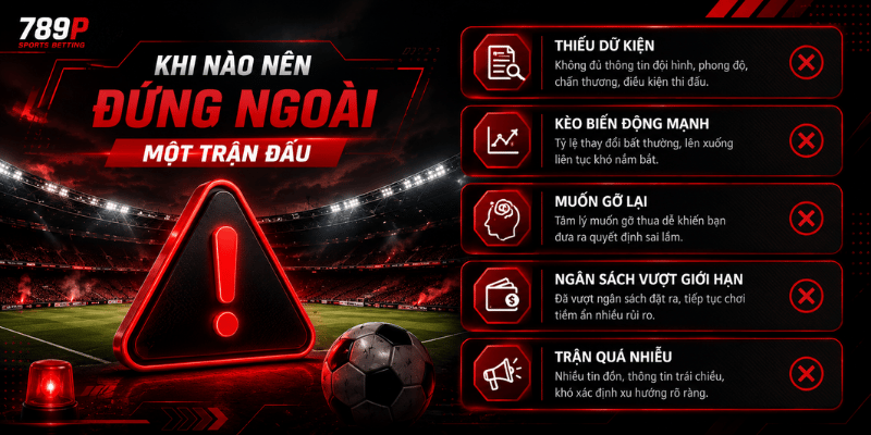 Đứng ngoài một trận khó đọc là cách giữ kỷ luật khi dữ kiện chưa rõ hoặc ngân sách đã vượt giới hạn.