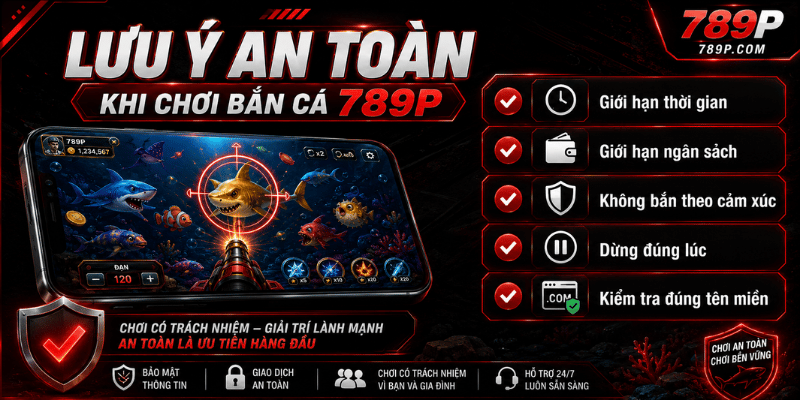 Người chơi nên đặt giới hạn xu, thời gian và điểm dừng trước khi tham gia các phiên bắn cá online.